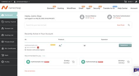 Namecheap about us page featuring company values