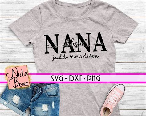 Nana Personalized Shirts: A Unique Expression of Love and Appreciation