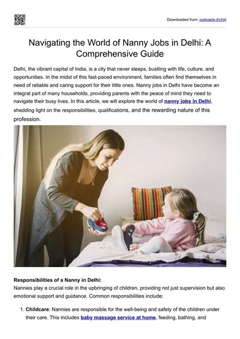 Nanny Jobs in Connecticut: A Comprehensive Guide