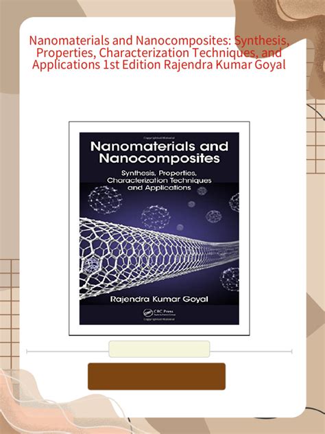 Nanocrystals Synthesis, Properties and Applications 1st Edition Epub