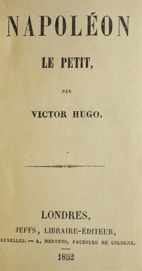 Napoleon Le Petit French Edition PDF