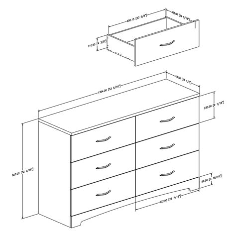 Narrow Dresser Dimensions