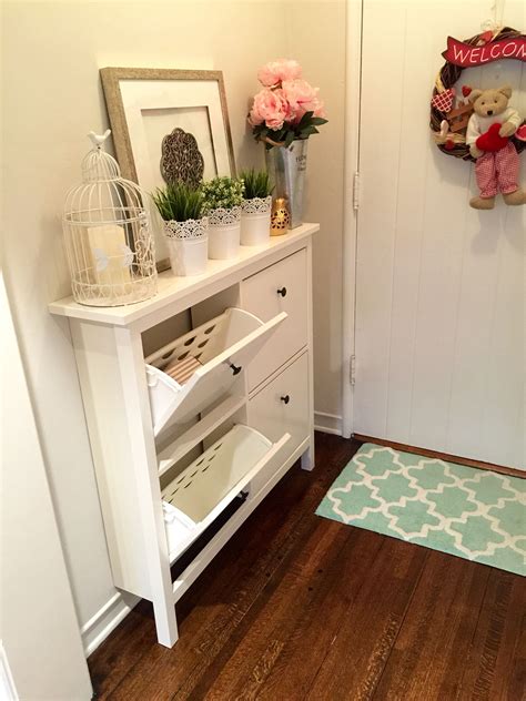 Narrow Shoe Rack for Entryway