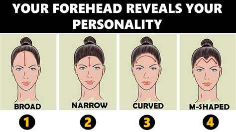 Narrow forehead: