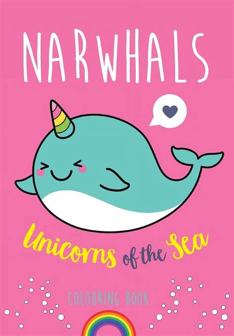 Narwhals Unicorns of the Sea Colouring Book Kindle Editon