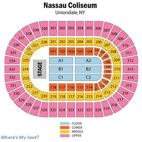 Nassau Memorial Coliseum Seating Chart