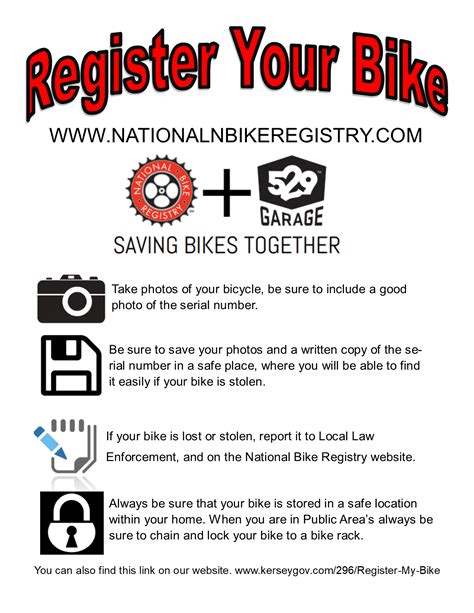 National Bike Registry