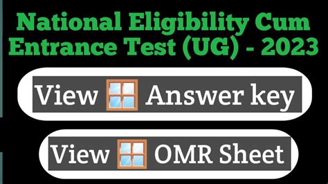 National Eligibility Test 2013 Answer Key Doc