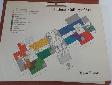 National Gallery of Art Washington Map and Guide Reader