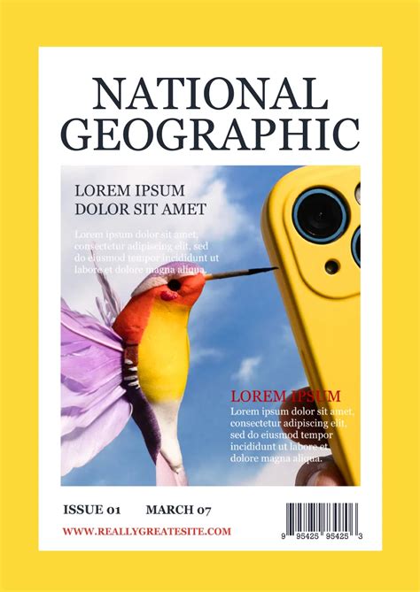 National Geographic Magazine Template