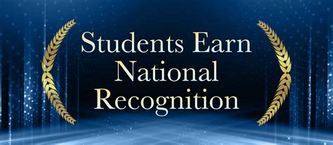 National Recognition: