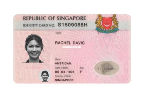 National Registration Identity Card (NRIC) Number for Individuals: