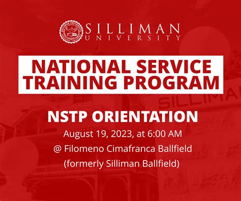 National Service Training Program: Unlocking the Power of Youth for Nation-Building