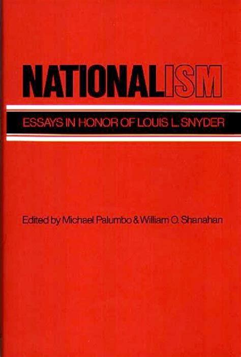 Nationalism Essays in Honor of Louis L. Snyder Epub