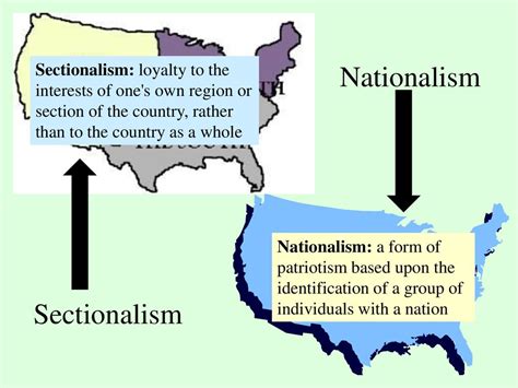 Nationalism Sectionalism Answers Doc