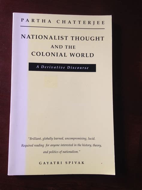 Nationalist Thought and the Colonial World: A Derivative Discourse Doc