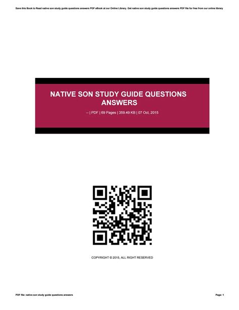 Native Son Questions And Answers Doc