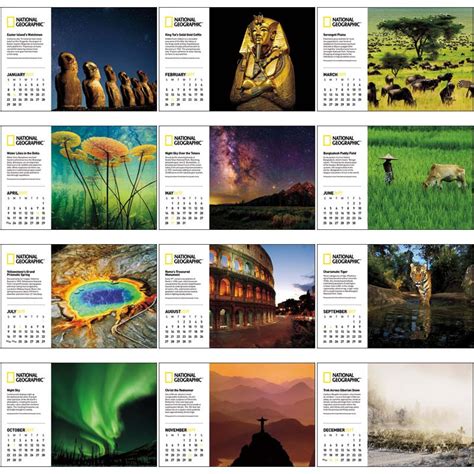 Natural America Desk Calendar 2003 National Geographic Doc