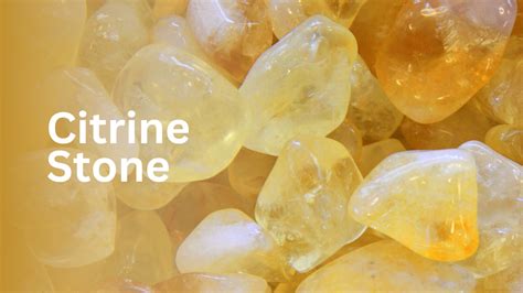 Natural Citrine Stone: A Guide to Its Benefits, Uses, and Applications