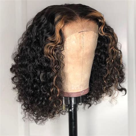 Natural Indian Remy Hair Lace Front Wavy Wigs For Cancer