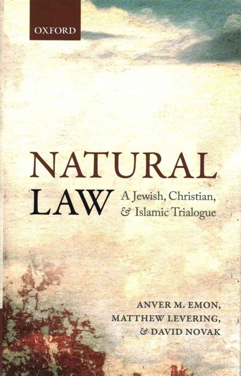 Natural Law A Jewish Christian and Muslim Trialogue PDF