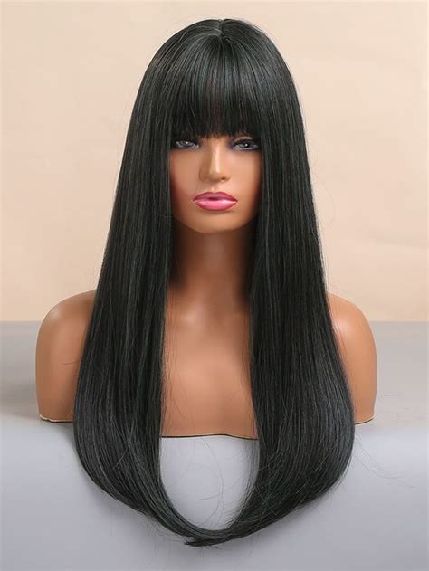 Natural Long Straight Synthetic Wigs 2025