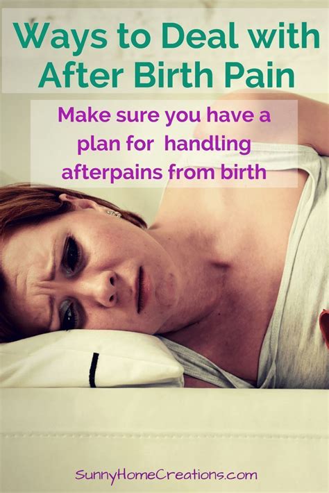 Natural Remedies for After Birth Pains