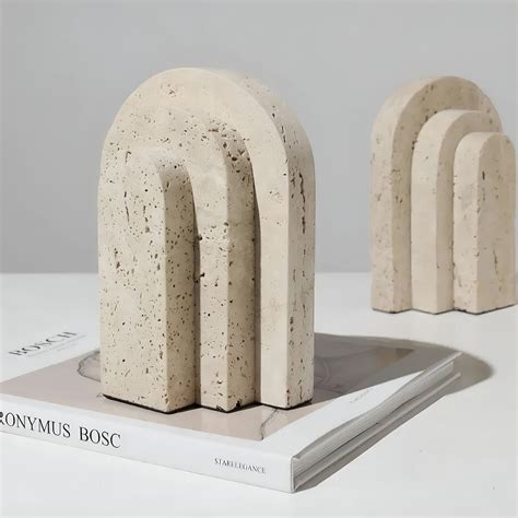 Natural Stone Book Ends: A Touch of the Outdoors