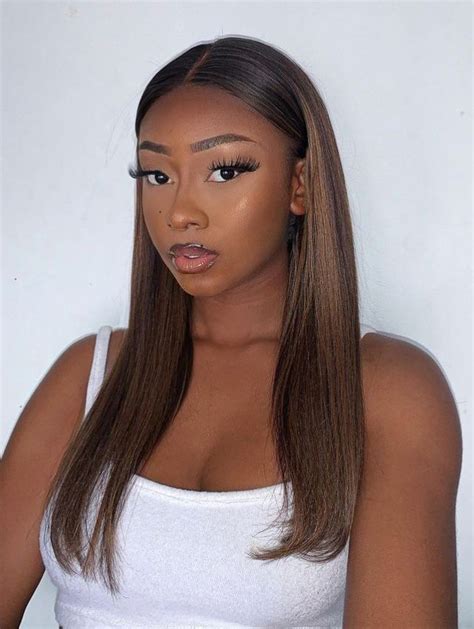 Natural Wigs For Black Women Lace Front Without Bangs Wigs Long Synthetic Wigs