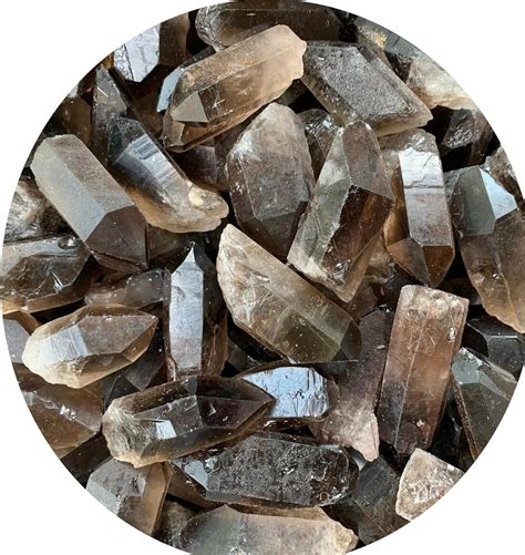 Natural smoky quartz: