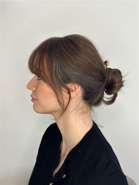 Natural-looking bangs: