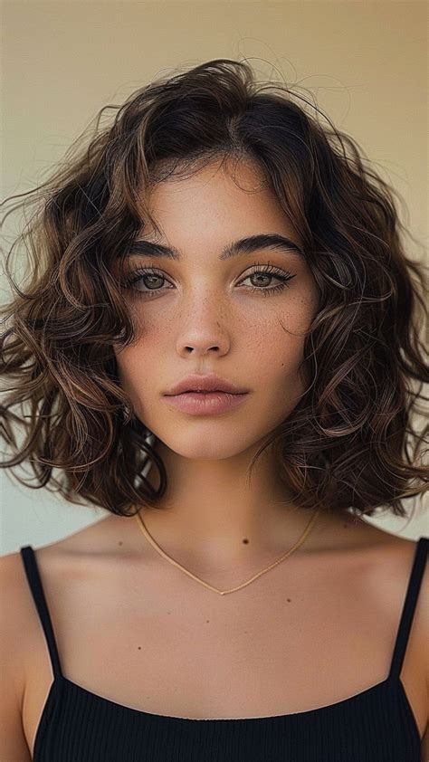 Naturally Curly Chubby Face: 17 Stunning Short Curly Hairstyles