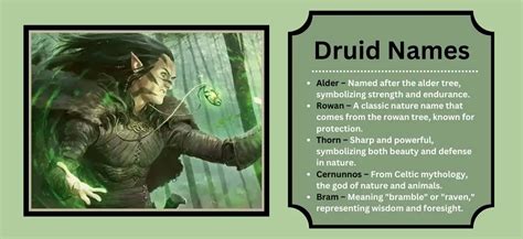 Nature-Inspired Druid Names for Women