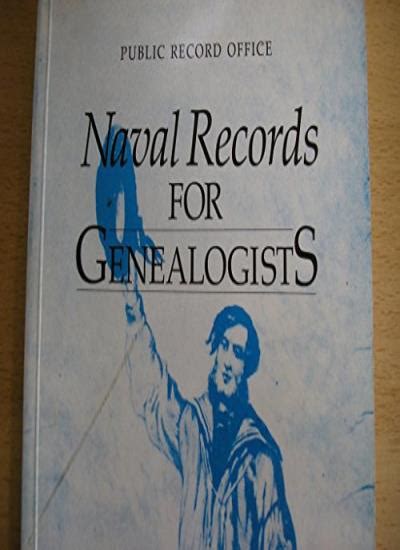 Naval Records for Genealogists Public Record Office Handbooks Reader