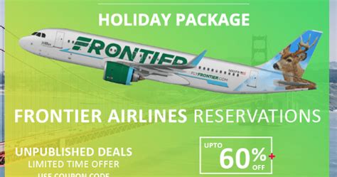 Navigate to the Frontier Airlines website: