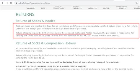 Navigating OrthoFeet Returns: A Comprehensive Guide