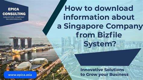 Navigating Singapore's Business Landscape with BizFile+ Gov SG