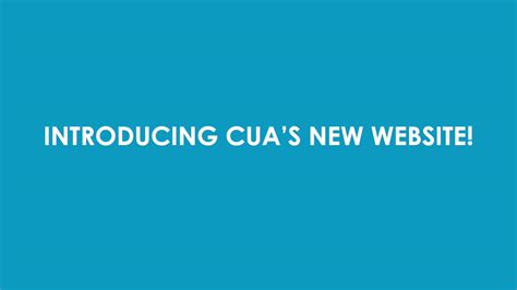 Navigating the CUA Directory