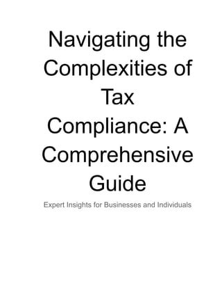 Navigating the Complexities of Tax Filing for Separated Individuals