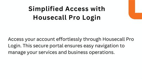 Navigating the Housecall Pro Login Portal