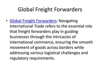 Navigating the Intricacies of International Trade with Confidence