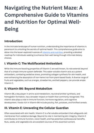 Navigating the Intricate Maze of Nutrition, Health, and Balanced Bodies: A Comprehensive Guide to NHBB