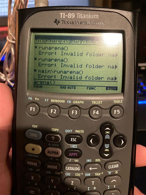 Navigating the TI-89 Titanium
