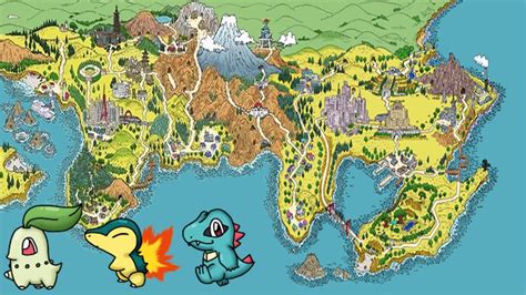 Navigating the Vast Territories of Johto and Kanto: An Exhaustive Map Guide