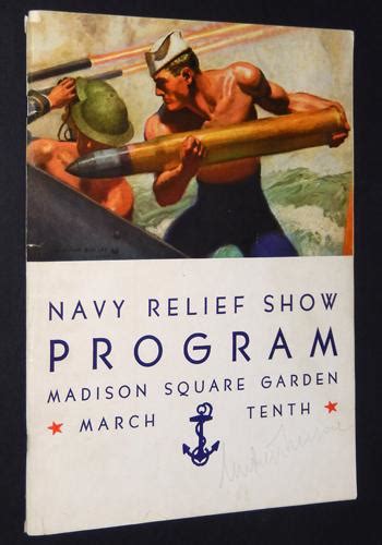 Navy Relief Show Program Madison Square Garden March 10 1942 Kindle Editon