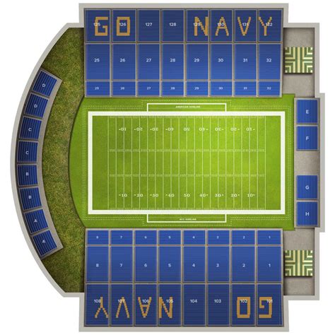 Navy Stadium Annapolis Seating Chart
