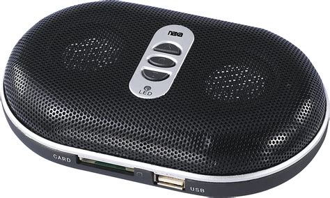 Naxa NAS 3028 Portable Speaker Inputs Reader