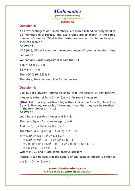 Ncert Maths Class 10 Solutions Reader