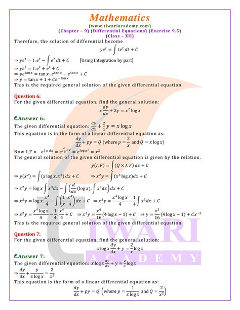 Ncert Solution For 12 Maths Chapter Integration Reader