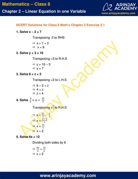 Ncert Solution Of Class 8 Maths Doc